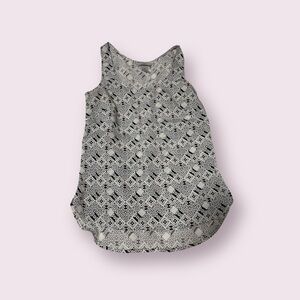 H&M black/white sleeveless top